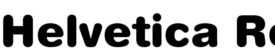 Helvetica Rounded LT Black Font Download Free
